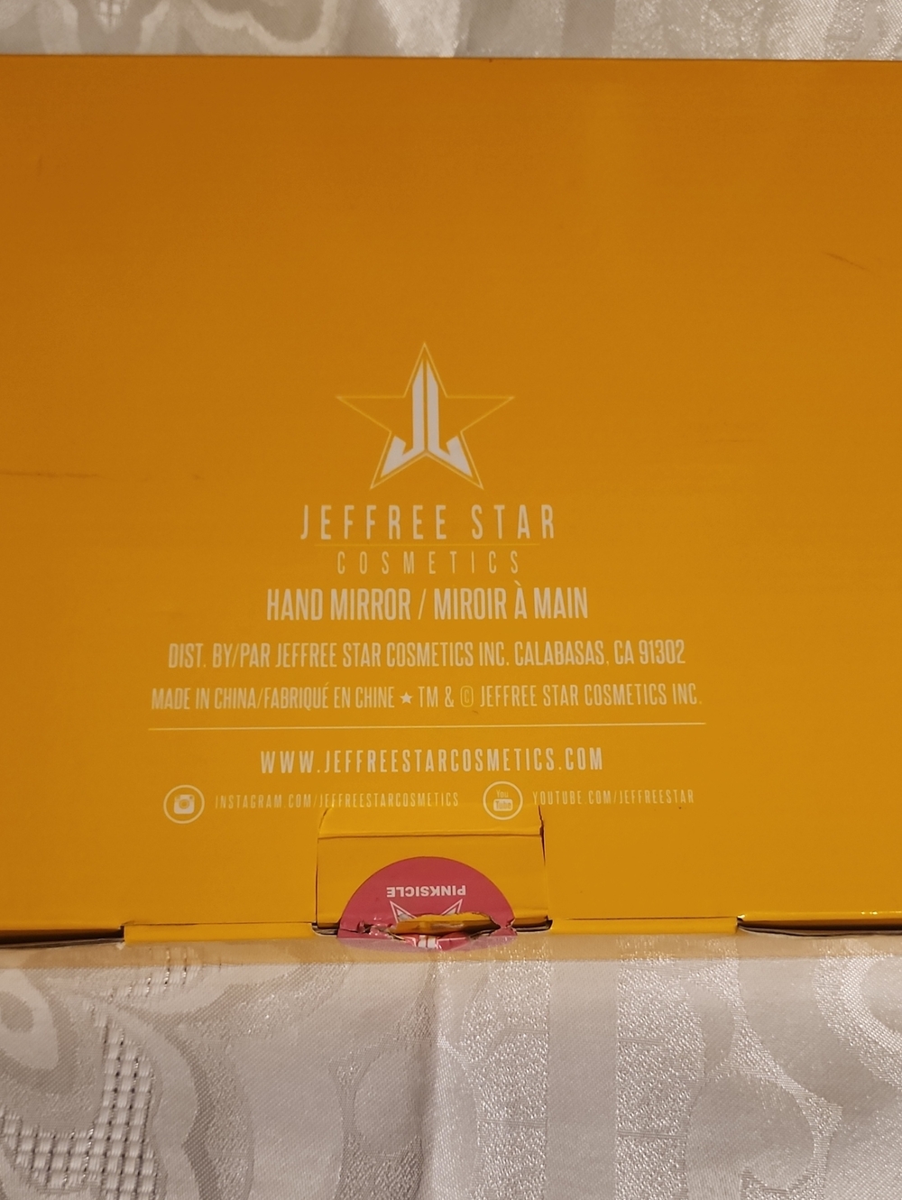 Jeffree Star Pink Popsicle Hand Mirror Open Box New - Picture 5 of 5